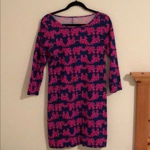 Lilly Pulitzer Elephant Print Dress